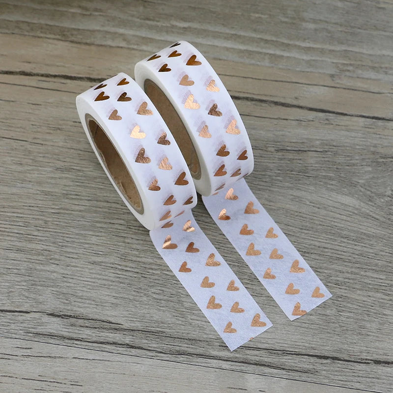 Heart of Gold - Japanese Style Gold Foil Washi Tape