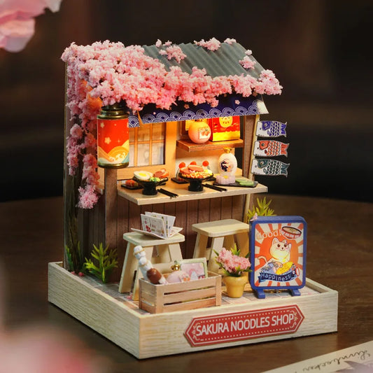 Sakura Noodle Shop - Miniature BIY house