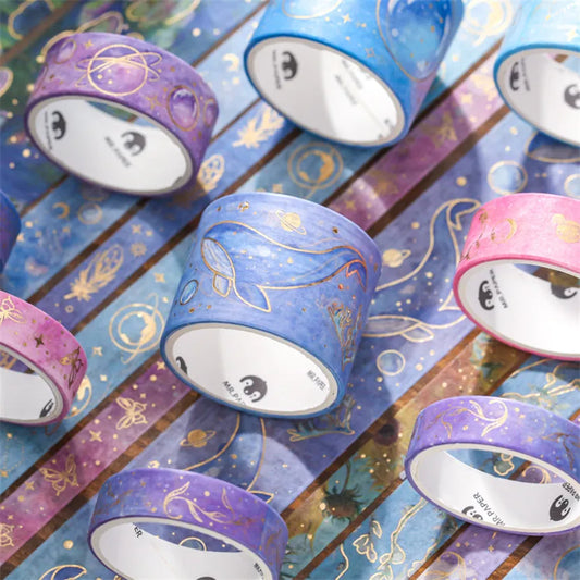 Dolphin Gold Leaf Washi Tape Set