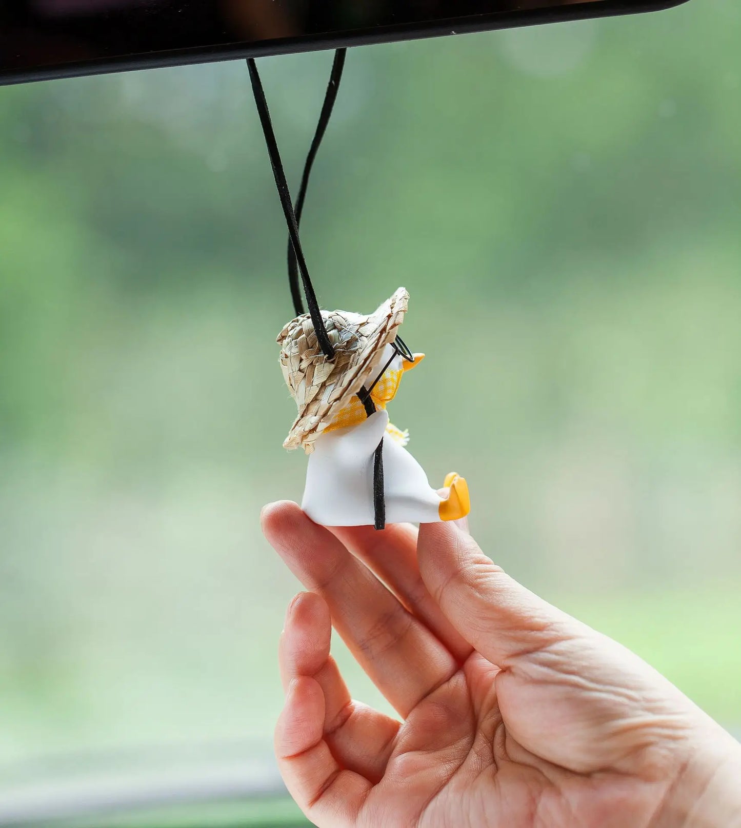 Holiday Swing Duck - Car Pendant