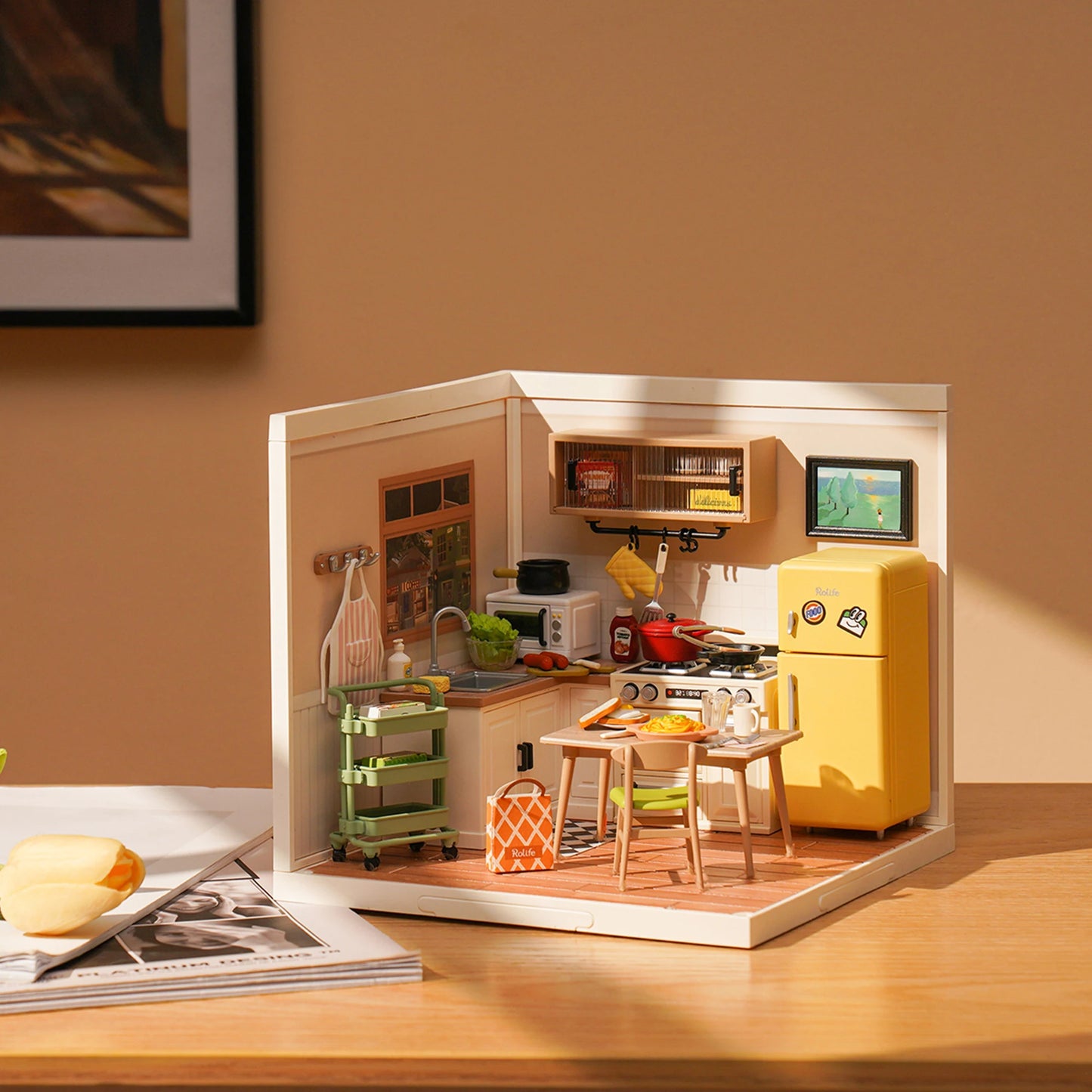 My Little Kitchen - DIY Miniature dollhouse set